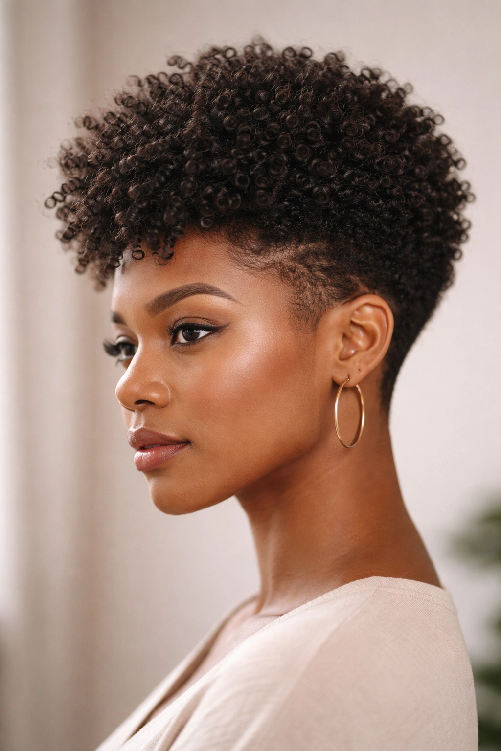 Dense 4A coils with tapered sides and shaped top