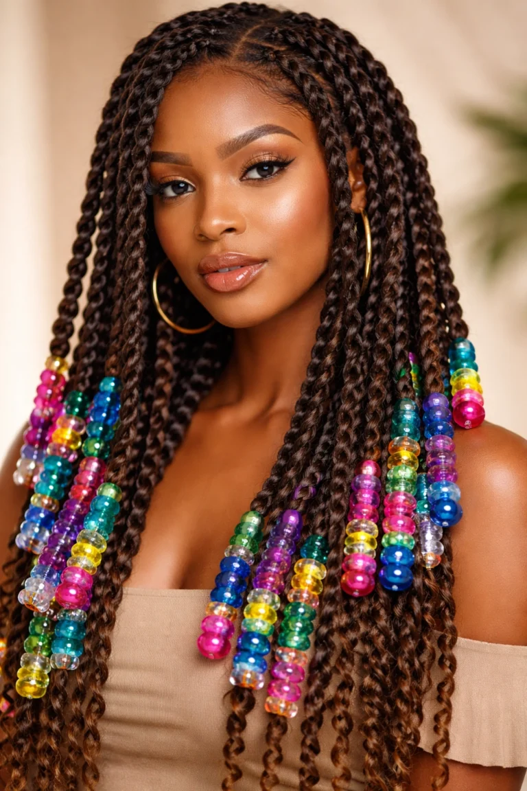 10 Beautiful Beaded Hairstyles for Black Women