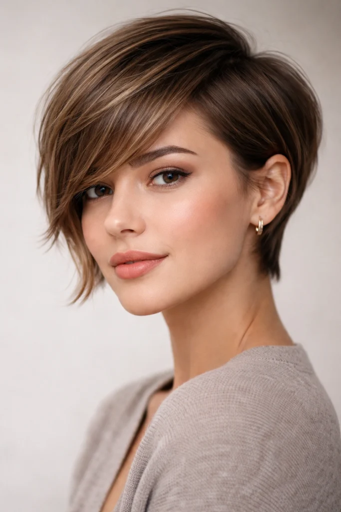 10 Bixie Haircuts That Suit a Round Face Shape