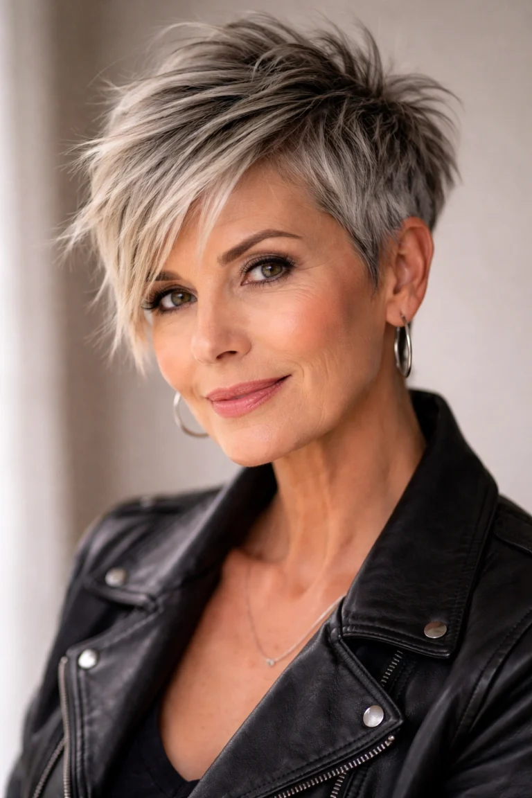 10 Short Spiky Hairstyles For Women Over 50
