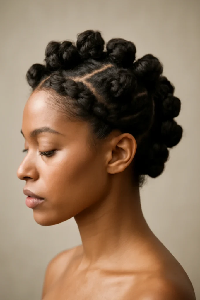 12 Natural Hair Wedding Updos You Need to See