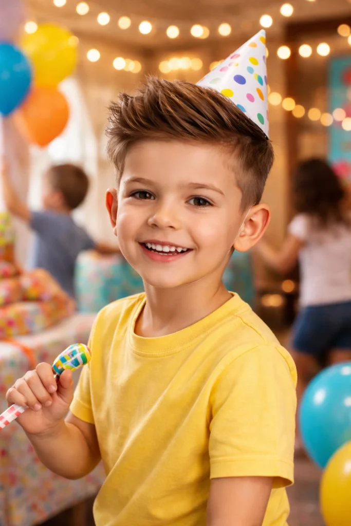 15 Best Hairstyles For Kids Boys For Their Birthday
