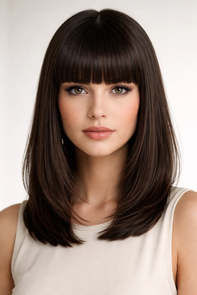 15 Bang Styles That Pair Well with Medium Hair