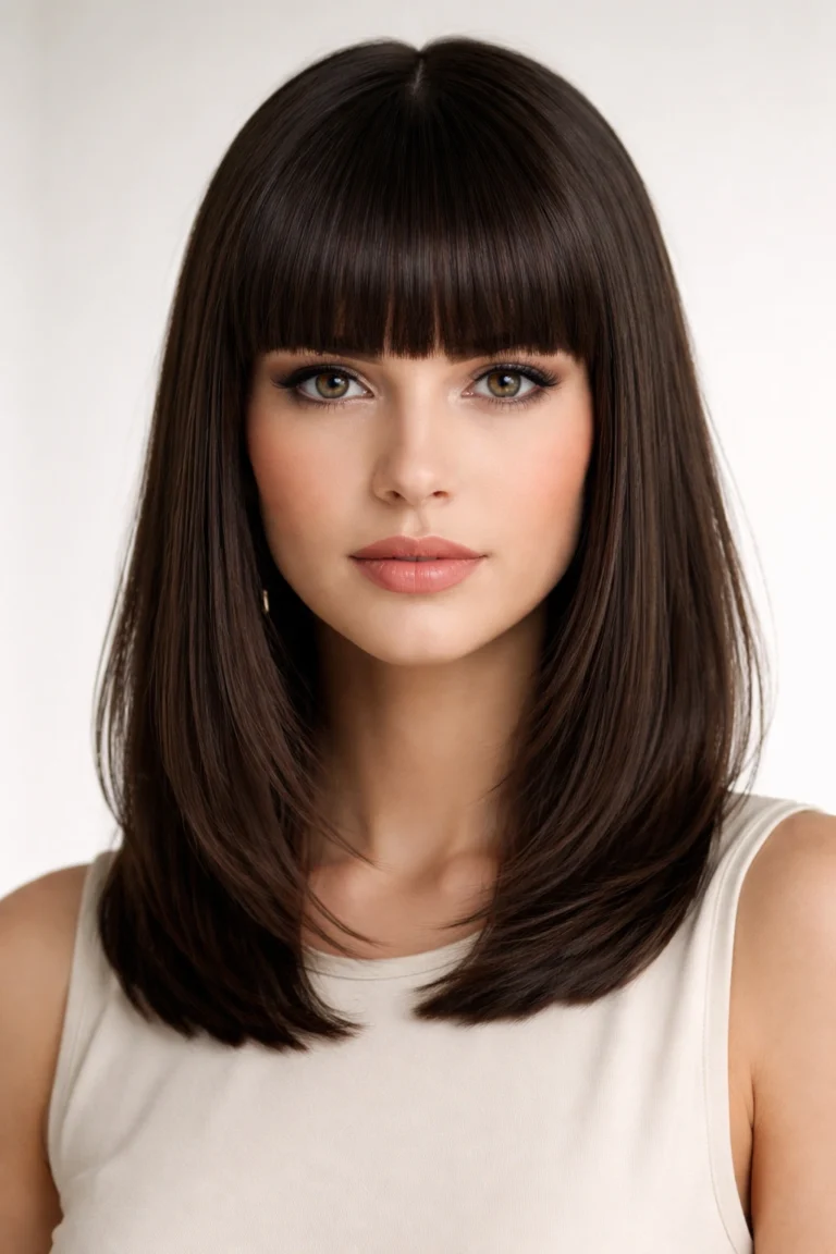15 Bang Styles That Pair Well with Medium Hair