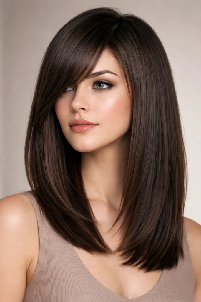 12 Haircuts for Round Faces and Double Chins
