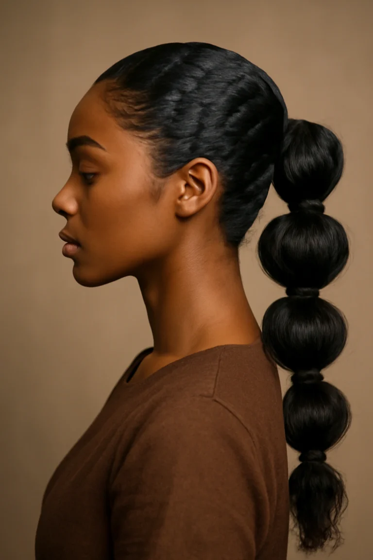 10 Bubble Ponytail Styles Black Women Love Right Now