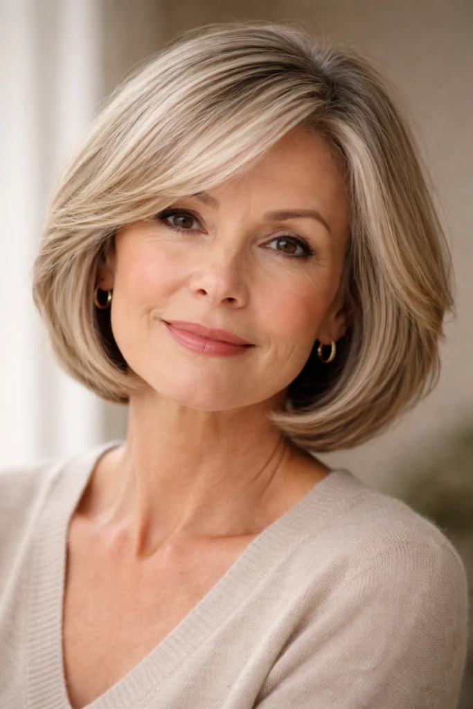 10 Short Haircuts For Older Women With Fine Hair