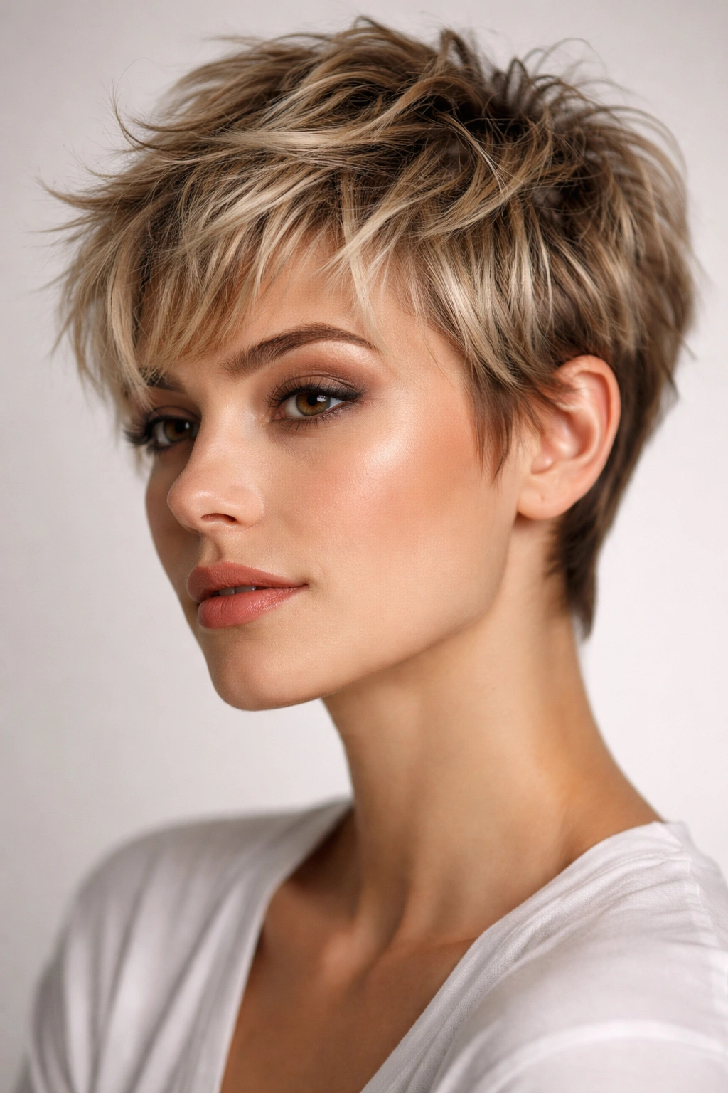 Choppy crop with uneven layers for textured volume