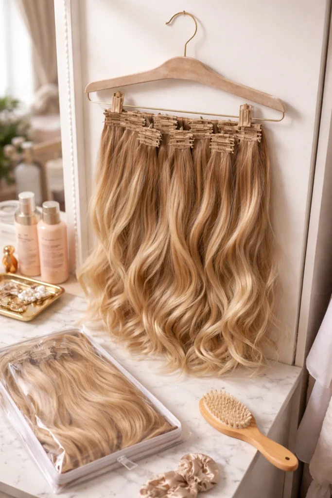 How to Put In Clip-In Hair Extensions (Step by Step)