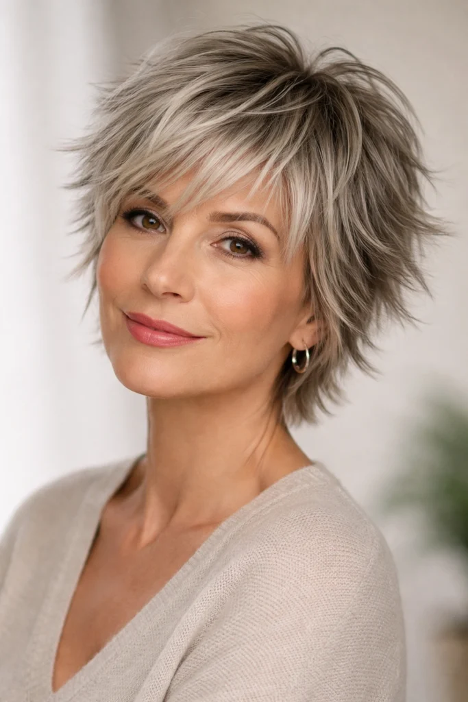 10 Short Spiky Hairstyles for Women Over 50