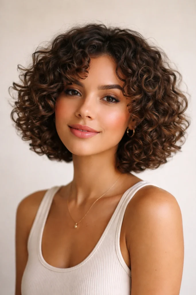 12 Short Haircuts For Type 3 Curly Hair To Try