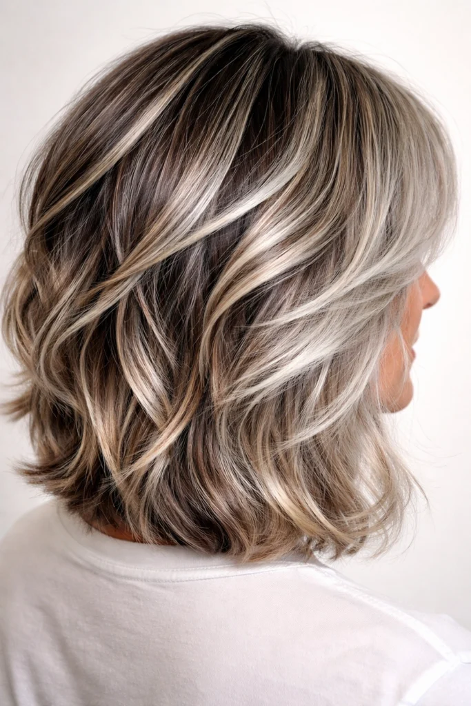 25 Hairstyles for Women Over 60 with a Round Face