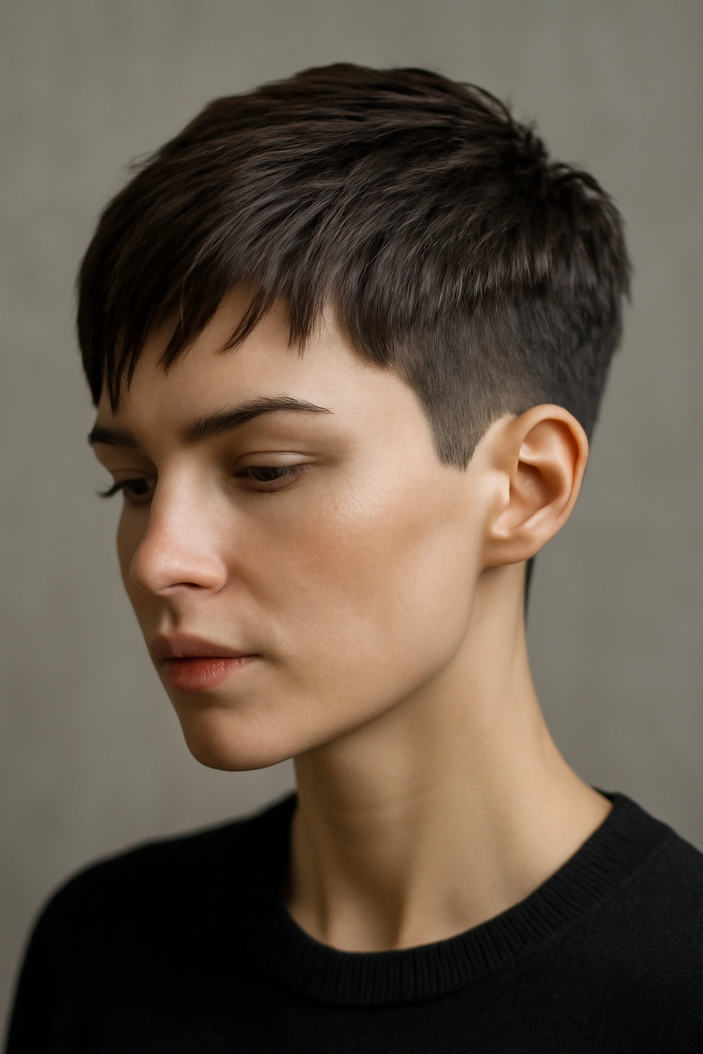Disconnected pixie showing clear plane divisions and architectural lines.