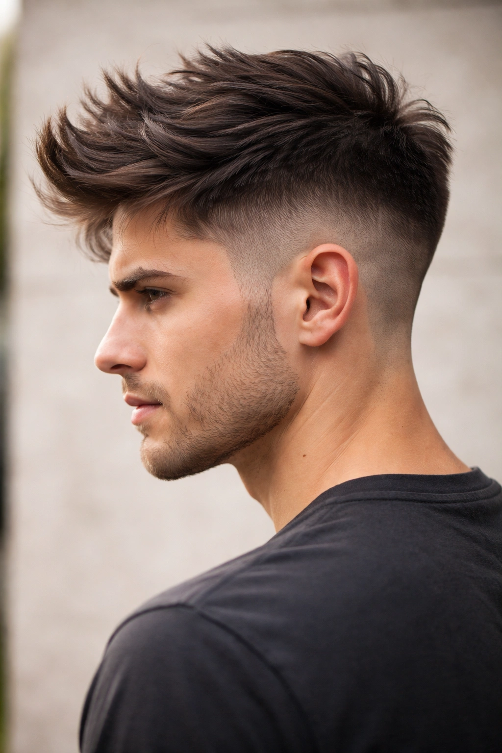 Disconnected undercut with a visible line between top and sides