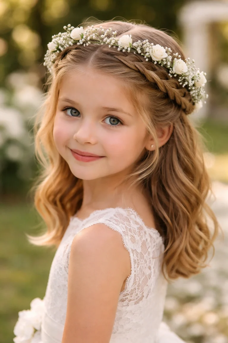 10 Braided Crown Styles Perfect for Flower Girls