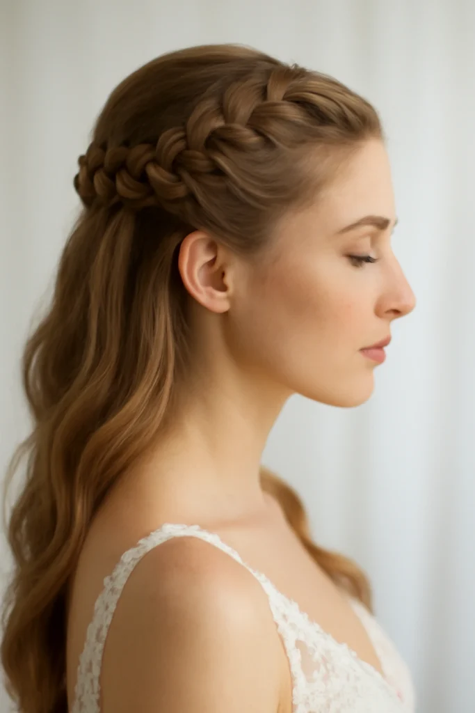 8 Half-Up Braided Styles That Were Made for Weddings