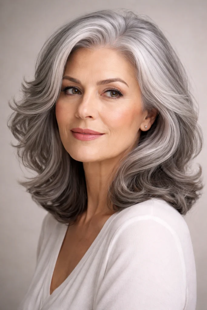 25 Gray Hairstyles for Women Over 60