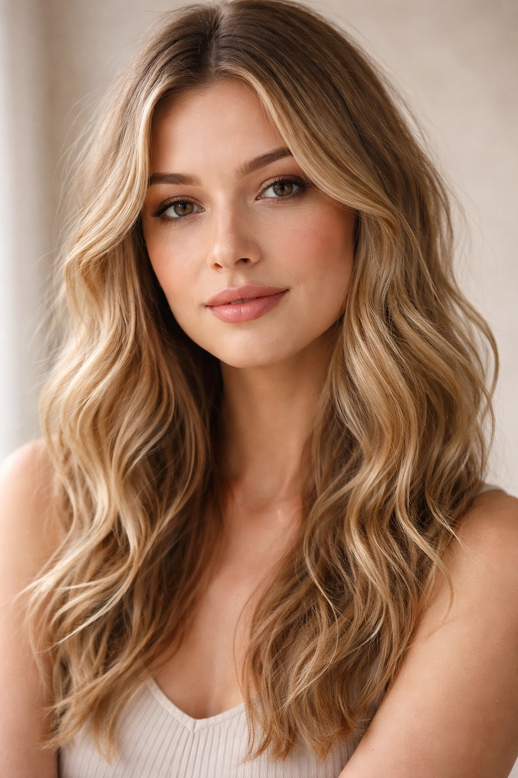 Close-up of a person with fine, wavy hair showing texture and subtle volume
