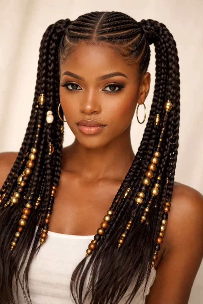 10 Pigtail Braid Styles for Black Women to Save