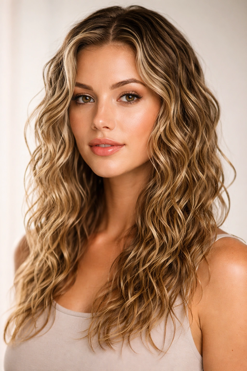 Gel-defined crunch waves on fine hair with crisp definition