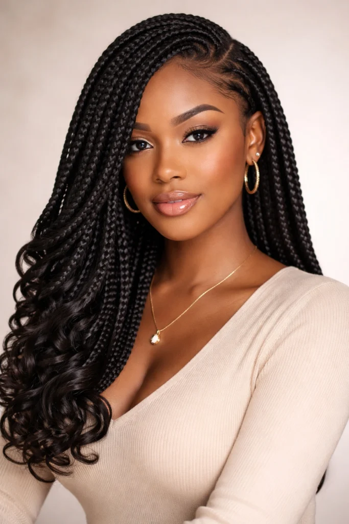 10 Side Part Two Braid Looks Black Women Love
