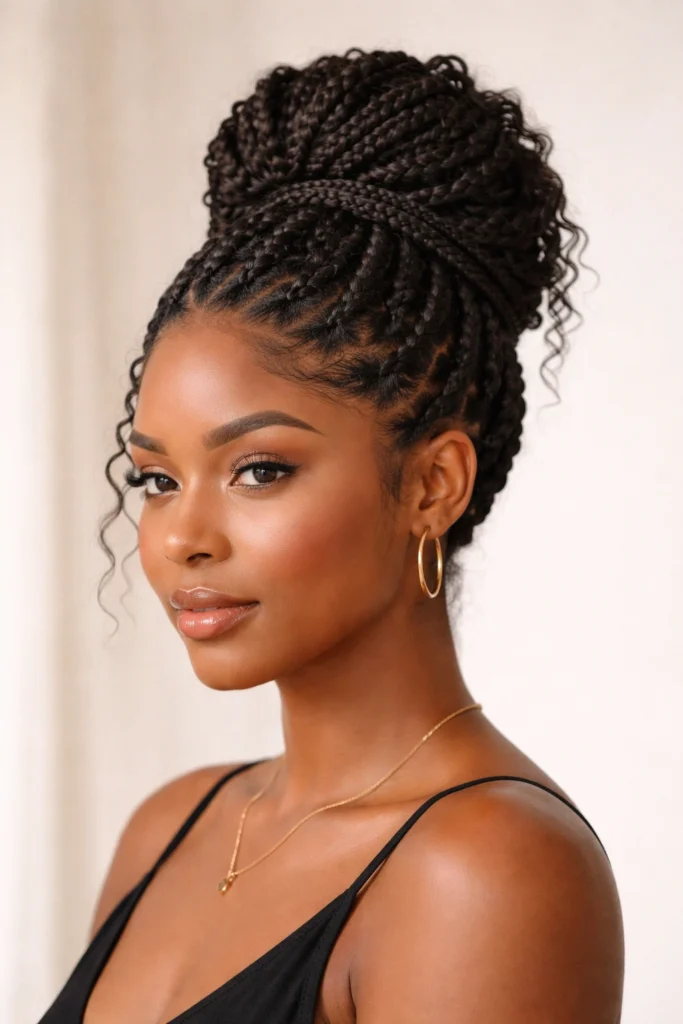 15 Box Braid Styles That Look Great On Short Hair