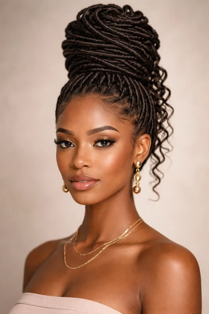 8 Goddess Loc Styles for Medium and Long Hair