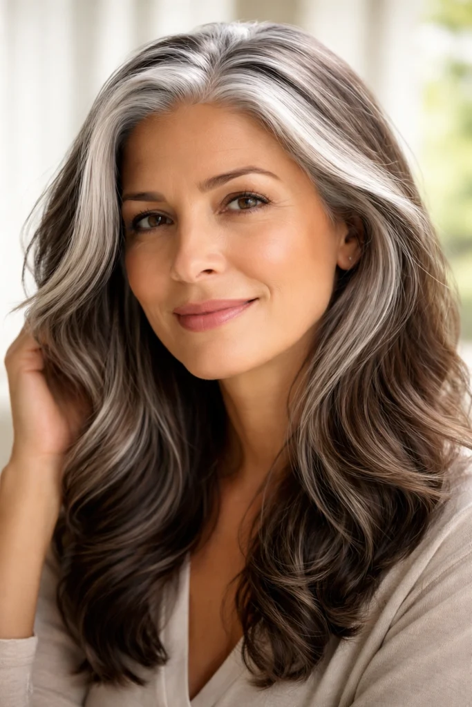 How to Blend Grey Hair with Dark Brown Hair