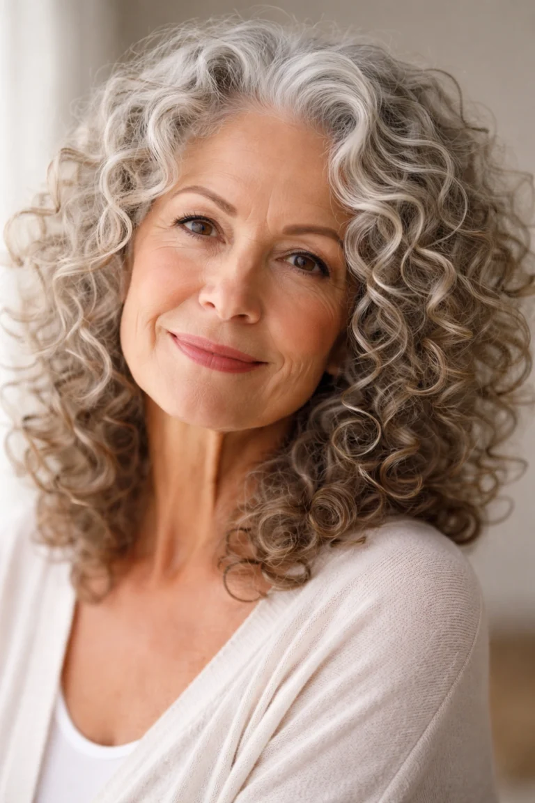 20 Curly Hairstyles for Women Over 70