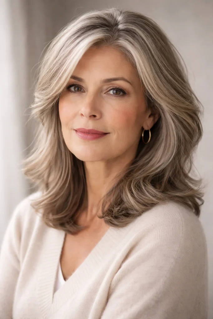 25 Medium-Length Hairstyles for Women Over 50