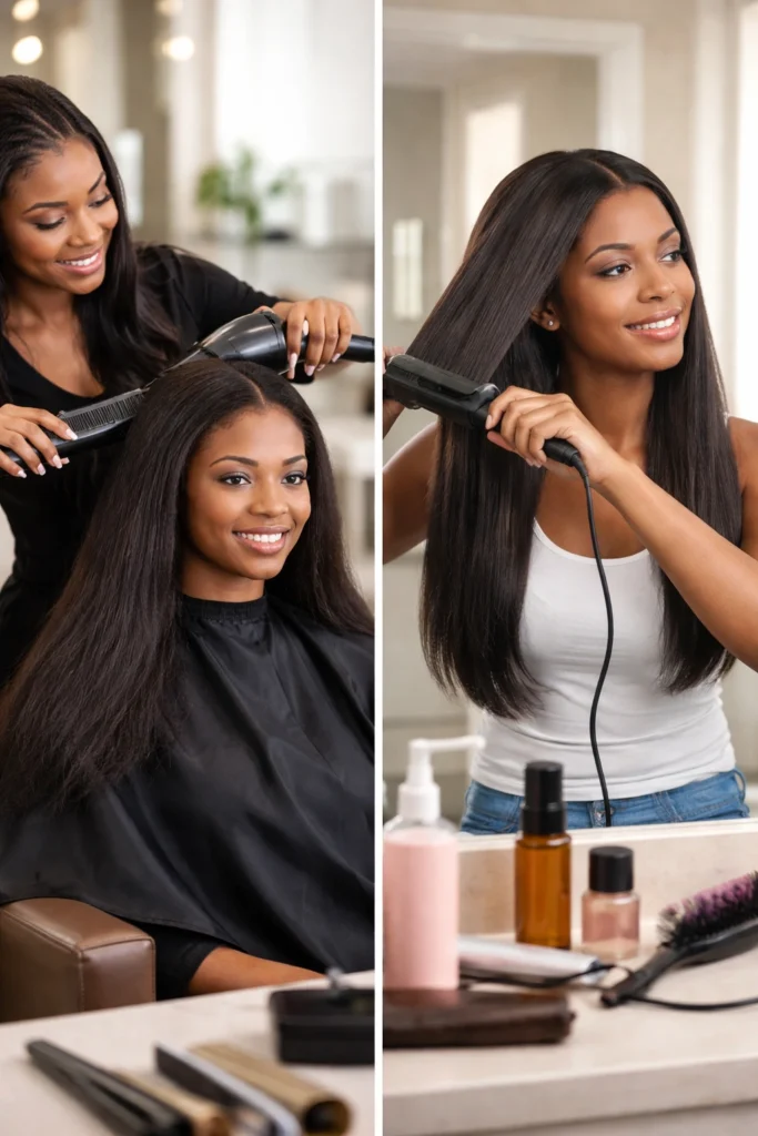 What Is a Silk Press for Hair?