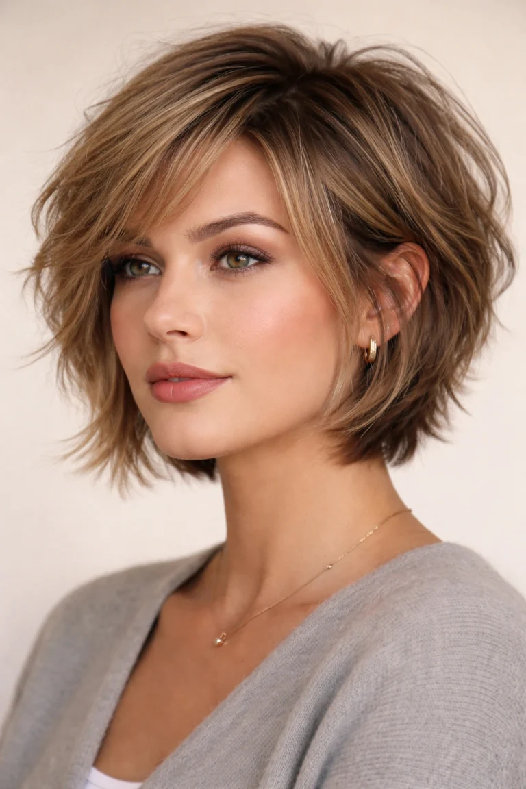 15 Short Haircuts That Soften a Square Jawline
