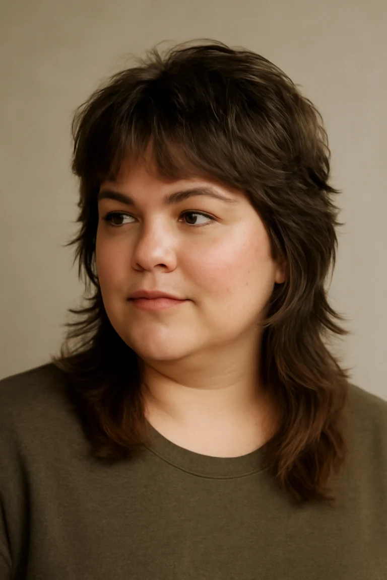 10 Flattering Mullet Haircuts for Plus Size Women