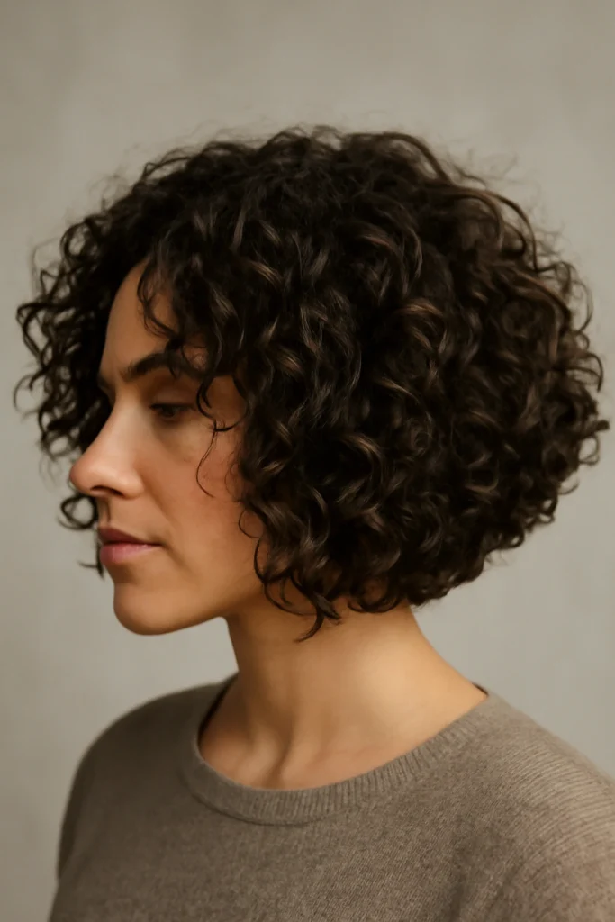 12 Angled Bob Cuts That Flatter Natural Curls