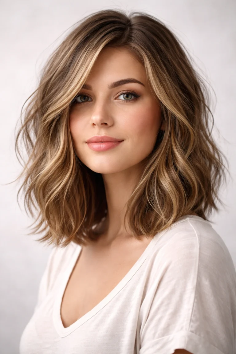 10 Haircuts For A Round Face And Double Chin