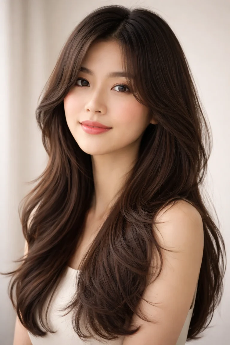 10 Korean Hairstyles That Flatter Round Faces