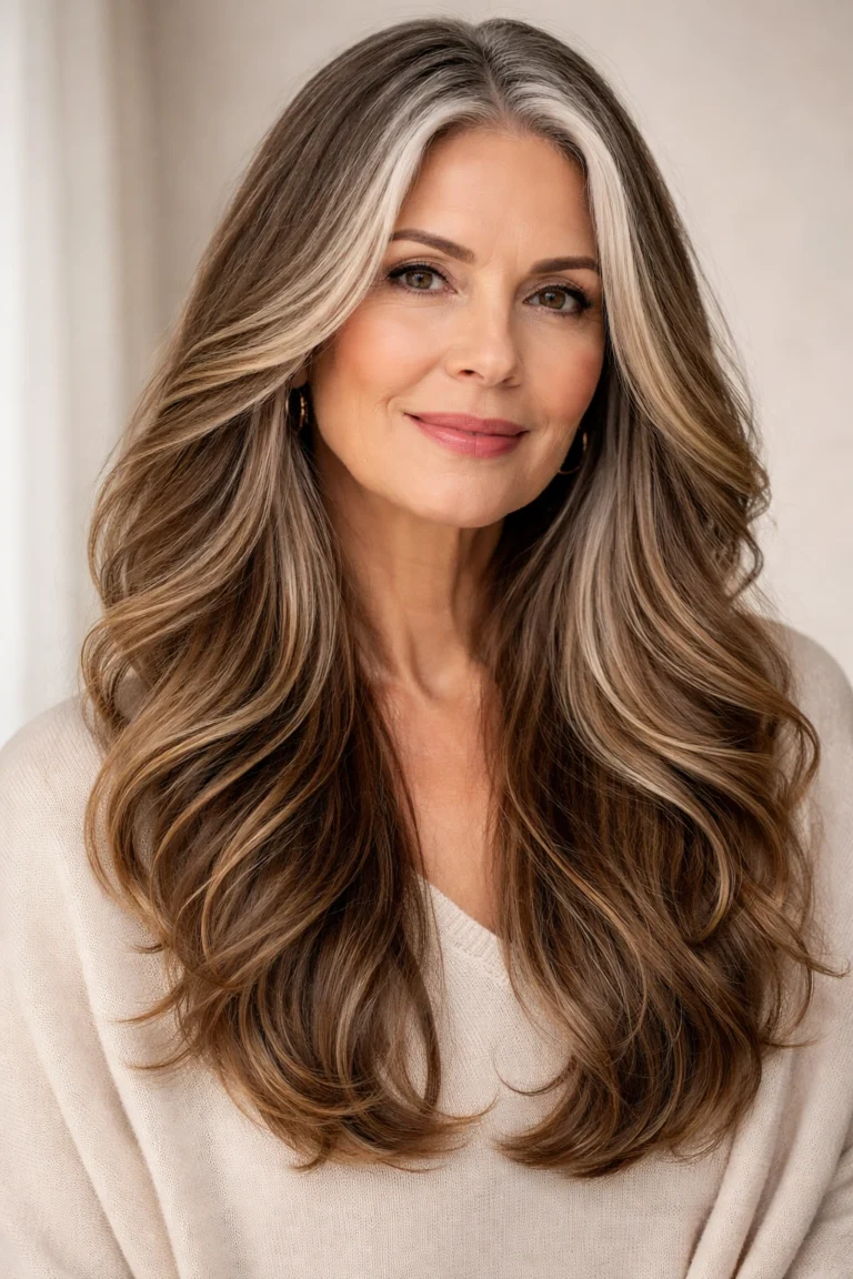 25 Long Hairstyles for Women Over 60