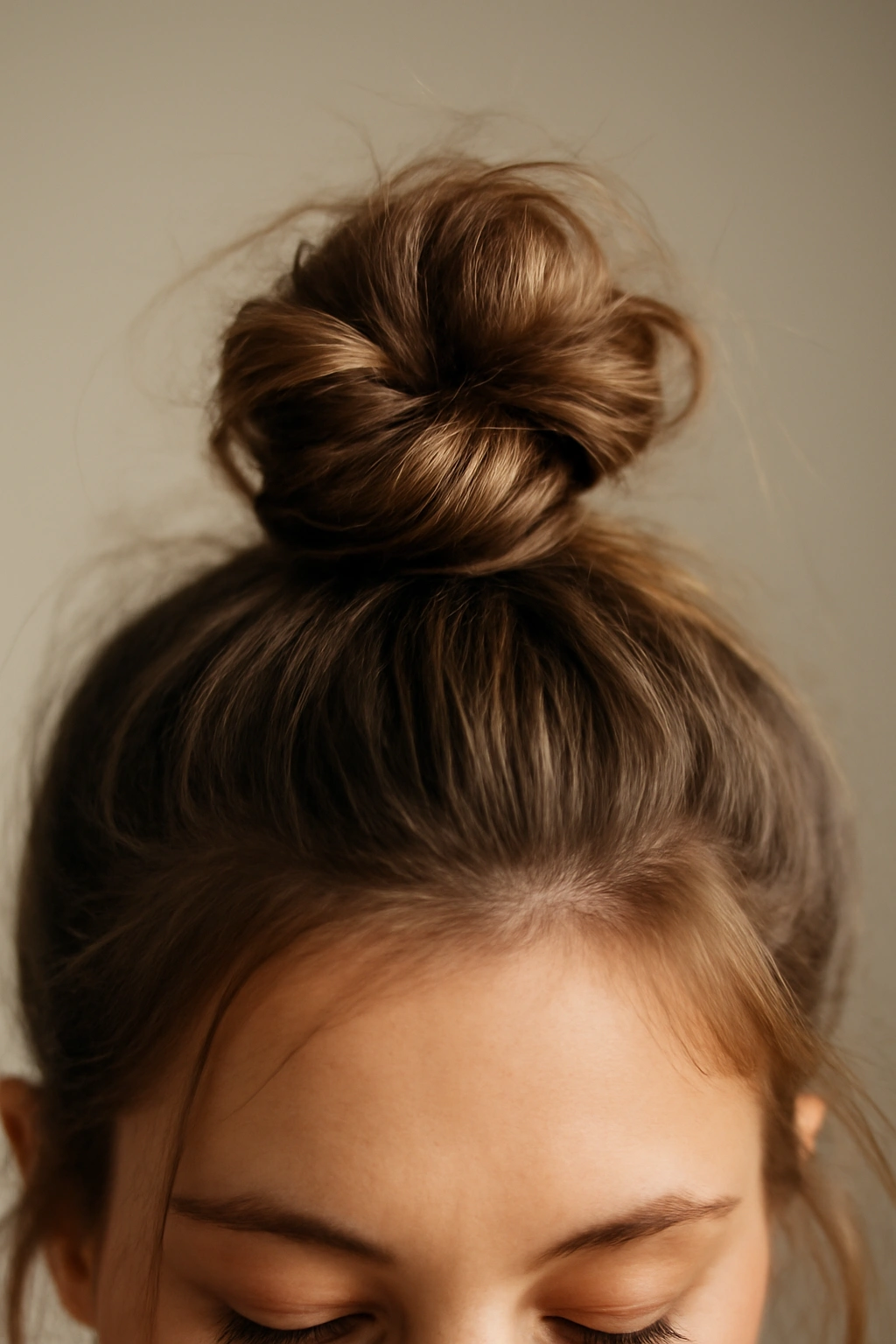 Messy finger-twisted knot with multiple twists and elastic base