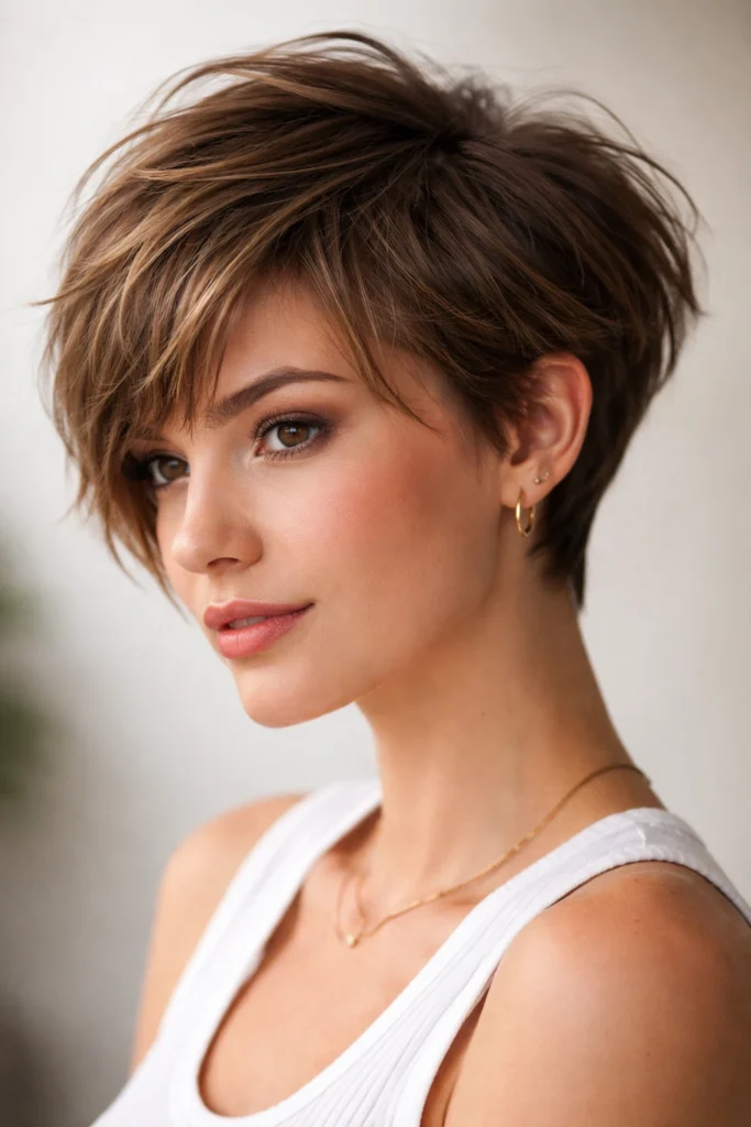 10 Messy Textured Haircuts with Effortless Volume
