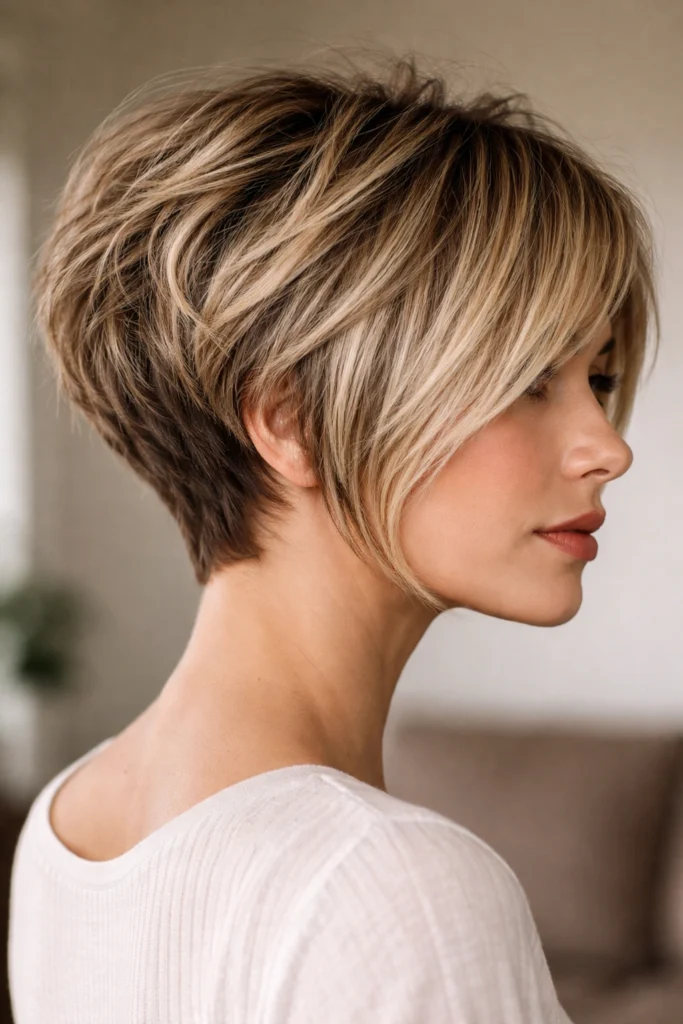 12 Short Stacked Bobs With Lift In The Back