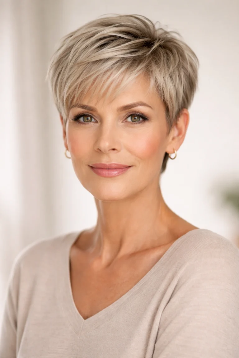 25 Short Hairstyles for Women Over 50