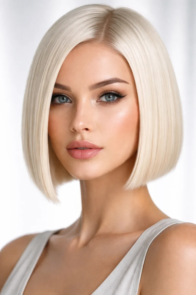 10 Platinum Blonde Short Haircuts for Women