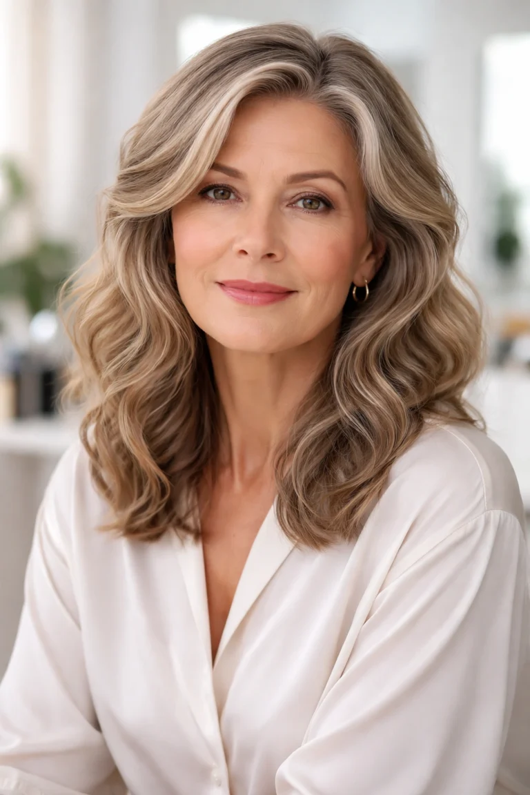25 Wavy Hairstyles for Women Over 50