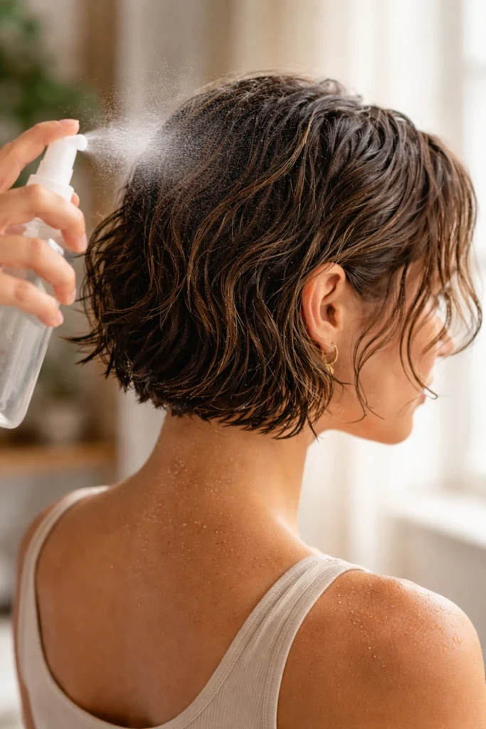 How to Get Easy Beach Waves on Short Hair