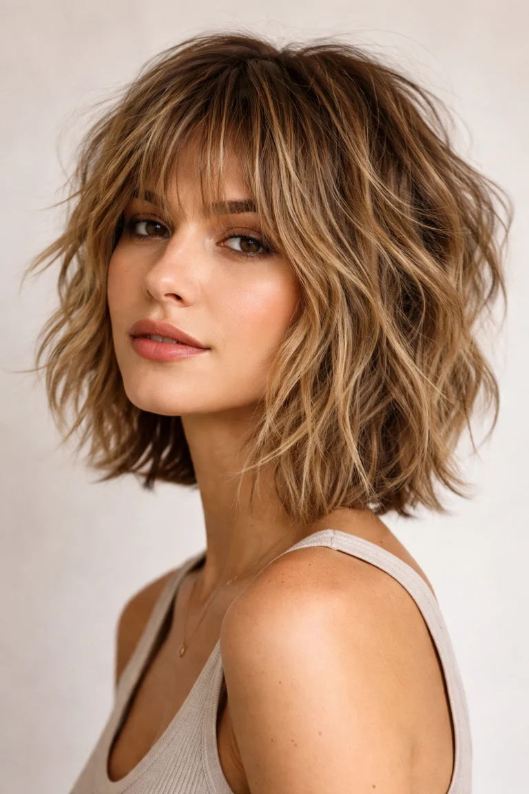 18 Textured Shag Layered Cuts with Great Movement