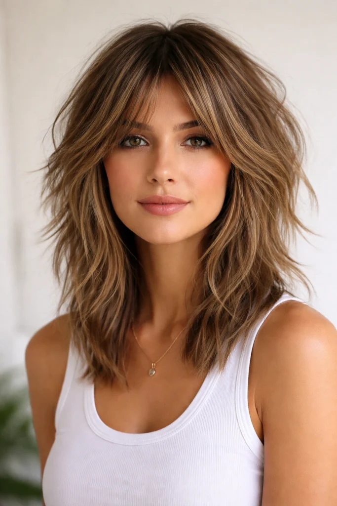 15 Medium Shaggy Hairstyles with Tons of Texture