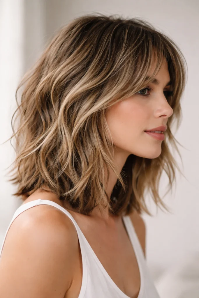 15 Layered Cuts That Give Fine Wavy Hair Body