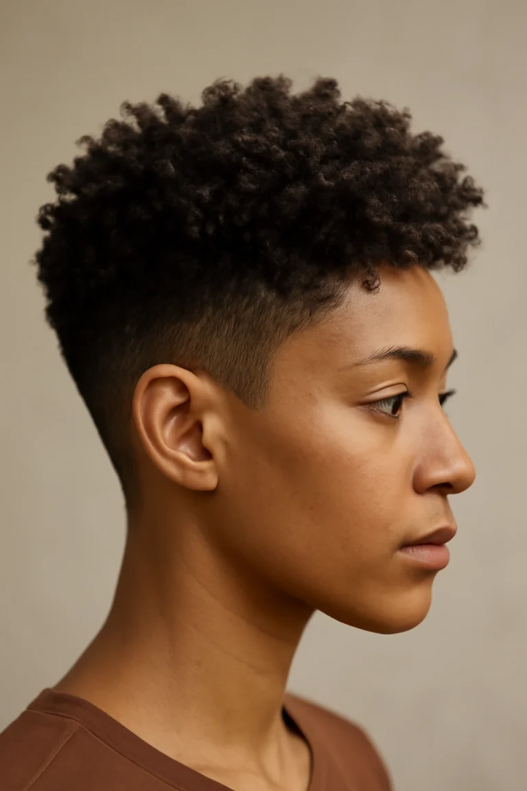 Short Natural Haircuts for Coily and Curly Textures