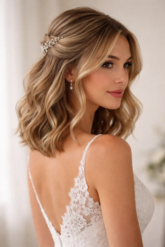 How to Pick a Wedding Hairstyle Based on Hair Length