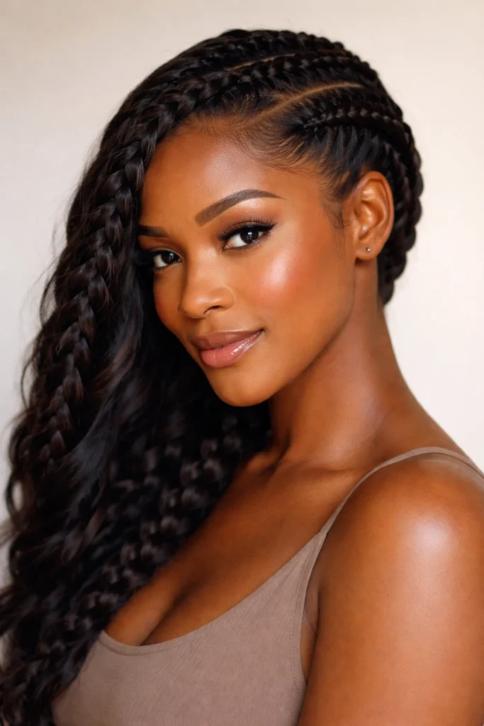 10 Two Braid Natural Styles Black Women Love